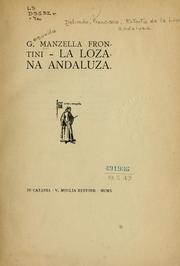 La lozana andaluza [di Francisco Delicado] by Gesualdo Manzella-Frontini