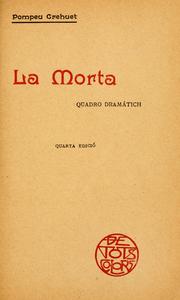 Cover of: morta: quadro dramàtich