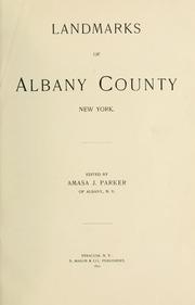 Cover of: Landmarks of Albany County, New York. by Parker, Amasa Junius, Parker, Amasa Junius