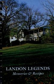 Cover of: Landon legends: memories & recipes