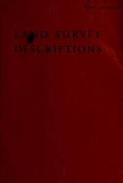 Land survey descriptions. by William C. Wattles