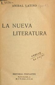 La nueva literatura