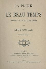 Cover of: La plui et le beau temps by Léon Gozlan