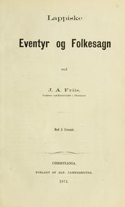 Cover of: Lappiske eventyr og folkesagn