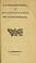 Cover of: La Philosophie, ou, La logique et la morale des États-généraux