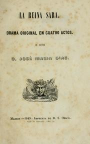 Cover of: La reina Sara by José María Díaz