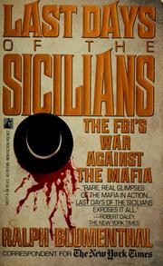 Cover of: Last days of the Sicilians by Ralph Blumenthal