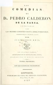 Cover of: Las Comedias by Pedro Calderón de la Barca