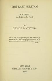 Cover of: The last Puritan by George Santayana