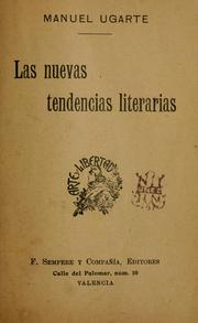 Cover of: Las nuevas tendencias literarias.