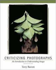 Cover of: Criticizing Photographs by Terry Barrett