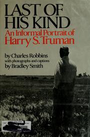 Cover of: Last of his kind: an informal portrait of Harry S. Truman