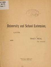 Cover of: Latin by Tracy Peck