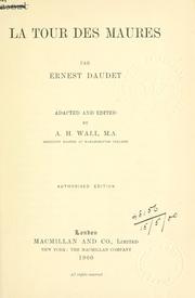 Cover of: tour des Maures.: Adapted and edited by A.H. Wall.