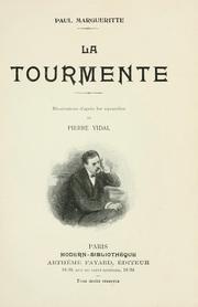 Cover of: La tourmente