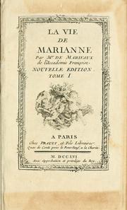 Cover of: La vie de Marianne by Pierre Carlet de Chamblain de Marivaux