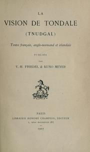 Cover of: La vision de Tondale (Tnudgal) by 