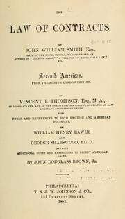 Cover of The law of contracts