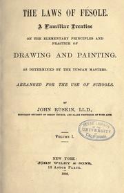 Cover of: The laws of Fésole. by John Ruskin, John Ruskin