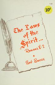 Cover of: The laws of the Spirit by Bob Buess