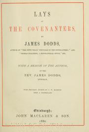 Cover of: Lays of the Covenanters
