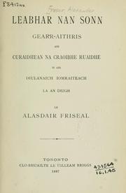 Cover of: Leabhar nanSonn by Alexander Fraser, Alexander Fraser