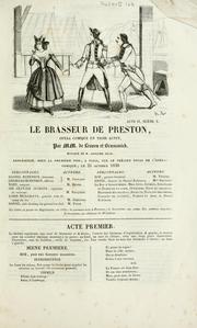 Cover of: Le brasseur de Preston: opéra-comique en trois actes