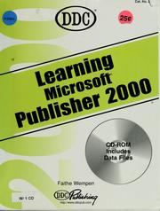 Cover of: Learning Microsoft Publisher 2000