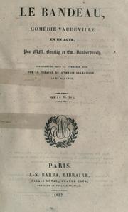 Cover of: Le bandeau, comédie-vaudeville en un acte
