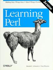 Cover of: Learning Perl by Randal L. Schwartz, Tom Phoenix, brian d foy, Randal L. Schwartz