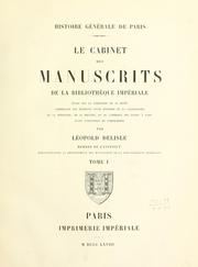 Cover of: Le cabinet des manuscrits de la Bibliothèque impériale by Léopold Delisle