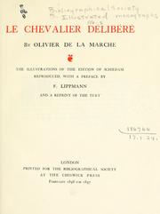 Cover of: Le chevalier délibéré by Olivier de La Marche, Olivier de La Marche