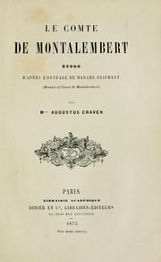 Le comte de Montalembert by Craven, Augustus Mme.