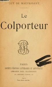 Cover of: Le colporteur. by Guy de Maupassant