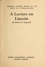 A lecture on Lincoln