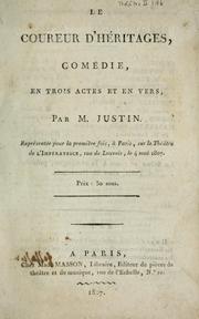 Cover of: Le coureur d'héritages by Justin Gensoul