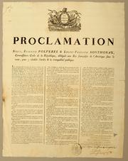 Cover of: Proclamation