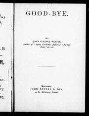 Cover of: Good-bye