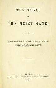 Cover of: The spirit of the moist hand