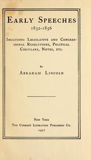Cover of: Life and works of Abraham Lincoln. by Abraham Lincoln