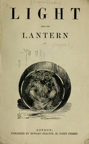 Cover of: Light from the lantern of Diogenes. by Diogenes.