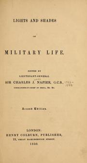 Cover of: Lights and shades of military life