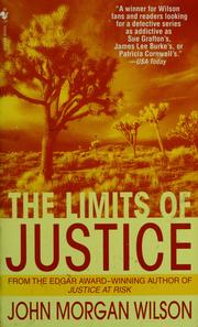 Cover of: The limits of justice: a Benjamin Justice mystery