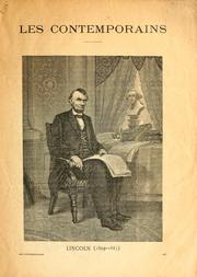 Cover of: Lincoln (1809-1865)