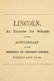 Cover of: Lincoln by 