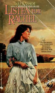 Cover of: Listen for Rachel by Lou Kassem
