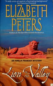 Cover of: Lion in the valley by Elizabeth Peters