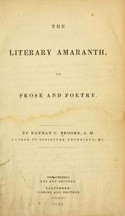 Cover of: The literary amaranth