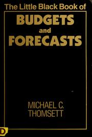 Cover of: Little black book of budgeand forecasts.