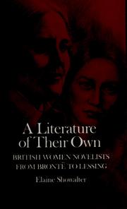 Cover of: A literature of their own by Elaine Showalter